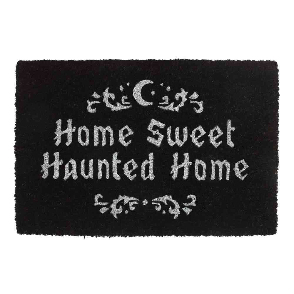 Something Different - Black Home Sweet Haunted Home Fußmatte - Schwarz